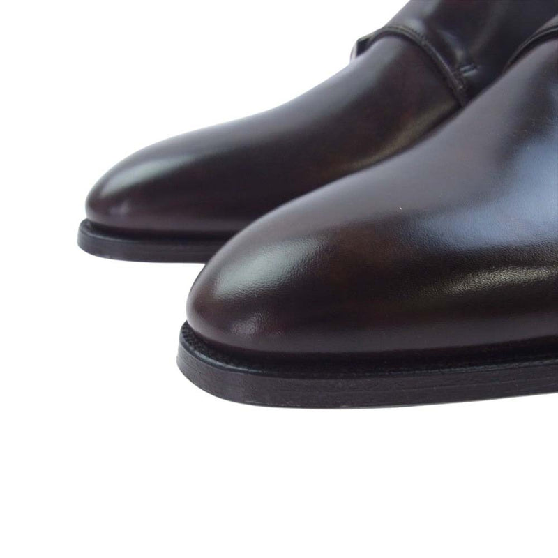 John Lobb ジョンロブ NASEBY ナセビー ミュージアム カーフ レザー ダブルモンクストラップ シューズ ブラウン系 7EE【新古品】【未使用】【中古】