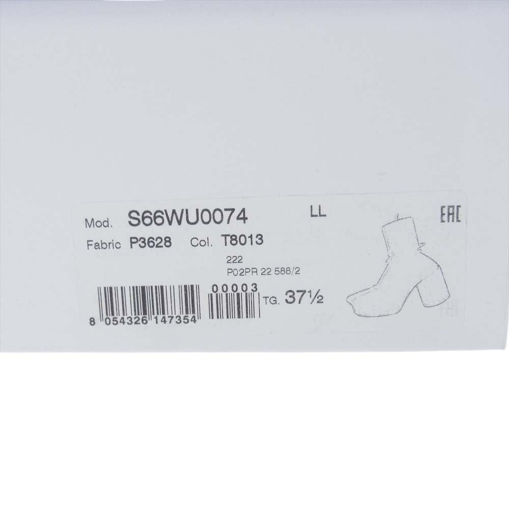 MAISON MARGIELA メゾンマルジェラ S66WU0074 MM6 エムエムシックス 7㎝ ヒール アナトミック アンクル ブーツ  ブラック系 37.5【中古】