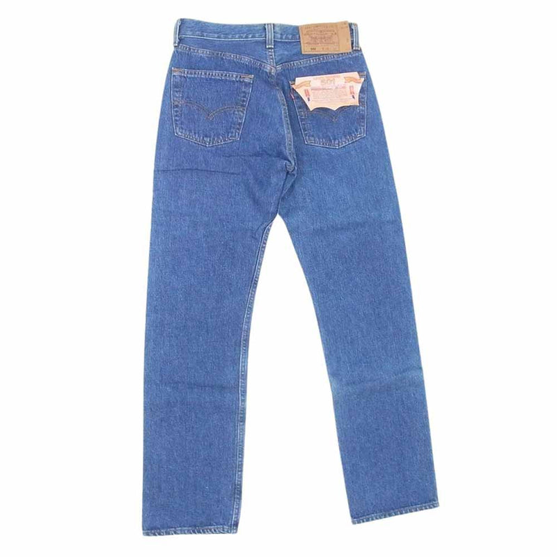 Levi's リーバイス 501-6115 米国製 501 ボタン裏刻印501 ボタンフライ ストレート デニム パンツ W28 インディゴブルー系 28【美品】【中古】