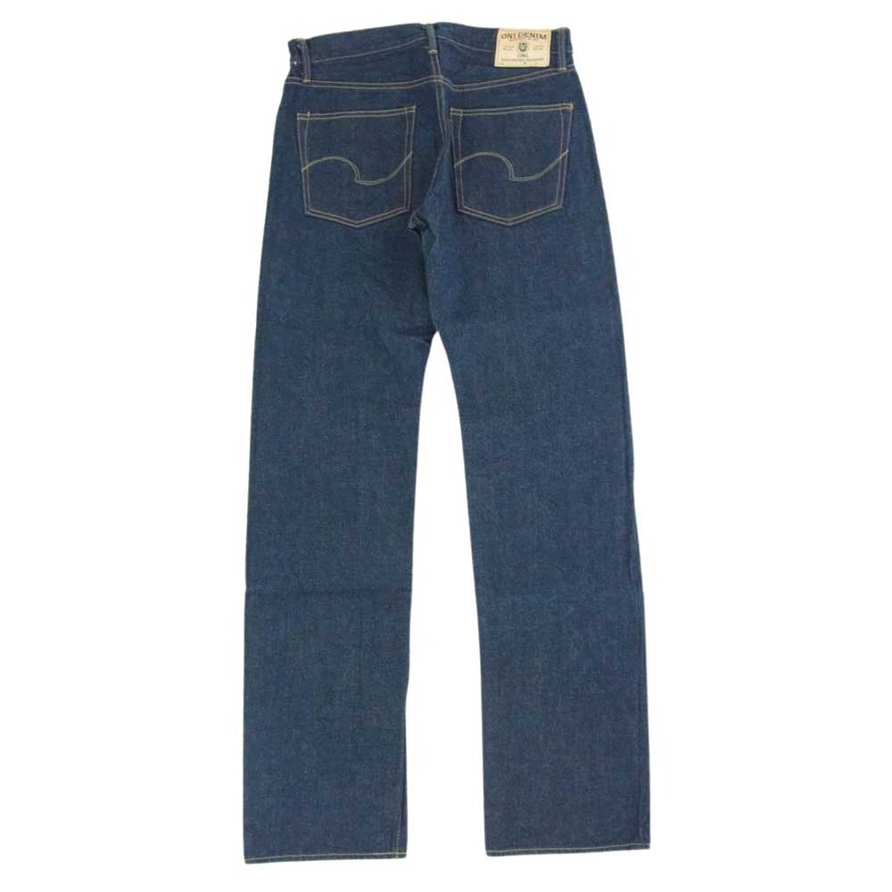 鬼デニム ONI-288-ishikawadai 15oz. 石川台デニム レギュラーストレート ジーンズ ワンウォッシュ デニム パンツ インディゴブルー系 31【美品】【中古】