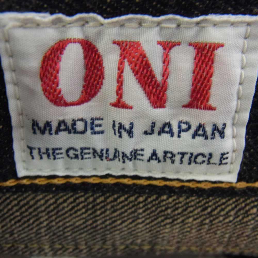 鬼デニム ONI246-14KBE 14oz Neat Straight ニート ストレート デニム パンツ W31 インディゴブルー系 31【極上美品】【中古】