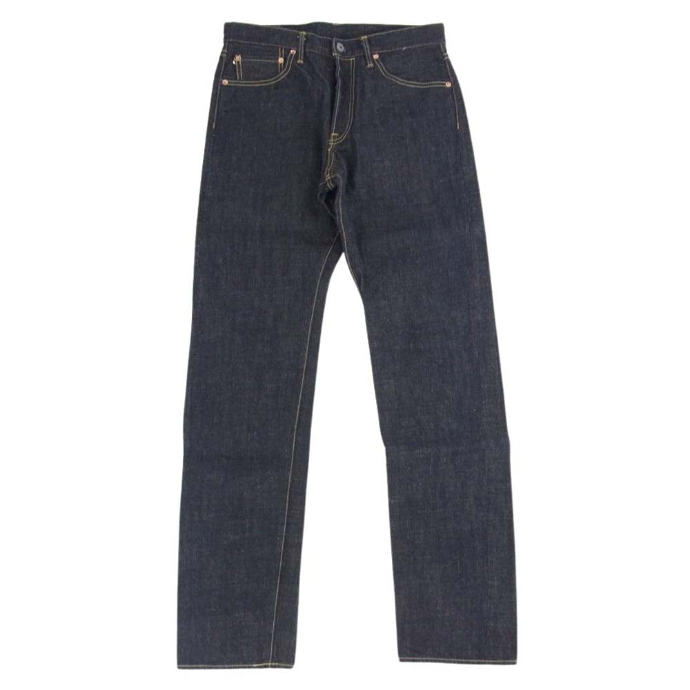 鬼デニム ONI246-14KBE 14oz Neat Straight ニート ストレート デニム パンツ W32 インディゴブルー系 32【美品】【中古】