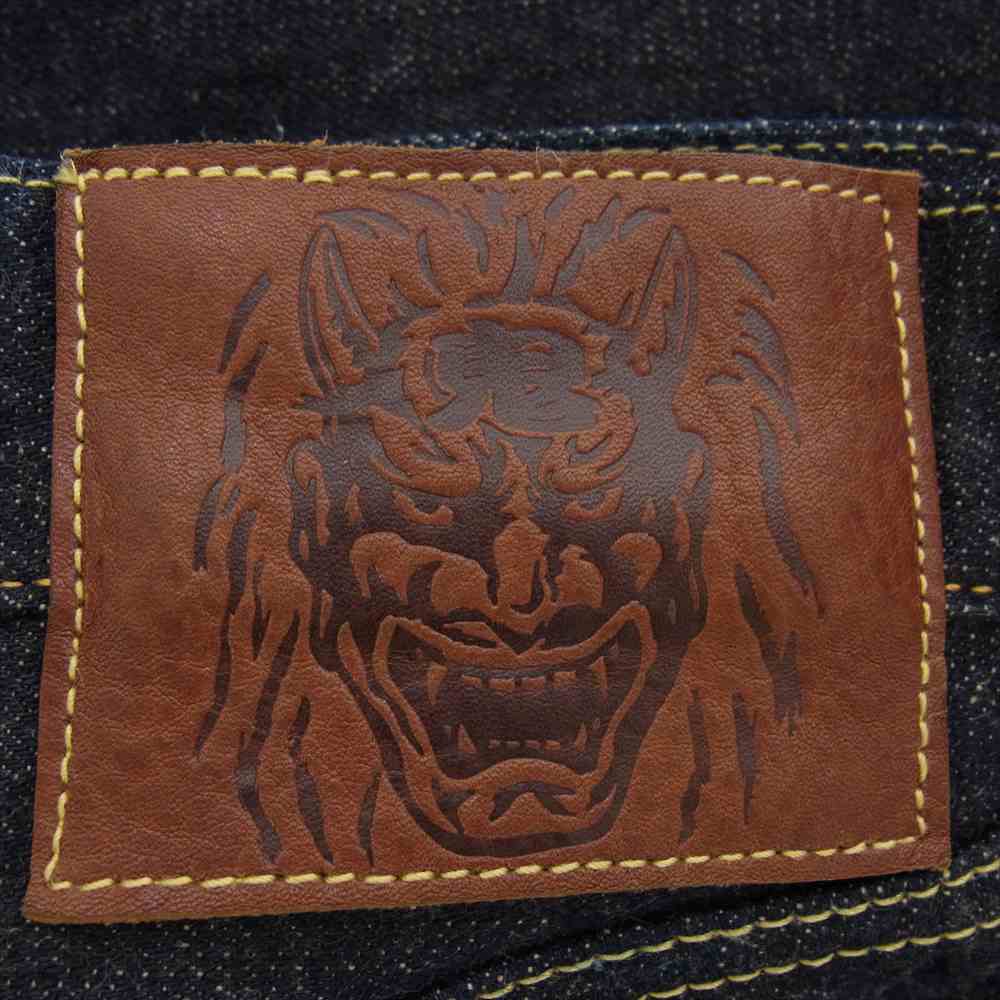 鬼デニム ONI246-14KBE 14oz Neat Straight ニート ストレート デニム パンツ W32 インディゴブルー系 32【美品】【中古】