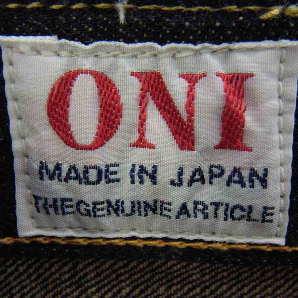 鬼デニム ONI246-14KBE 14oz Neat Straight ニート ストレート デニム パンツ W32 インディゴブルー系 32【美品】【中古】