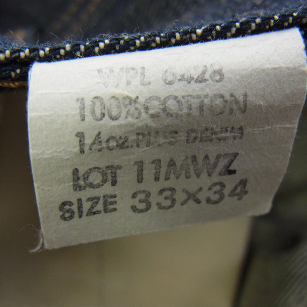 Wrangler ラングラー M1110-00 日本製 1964年復刻 11MWZ ファスナー