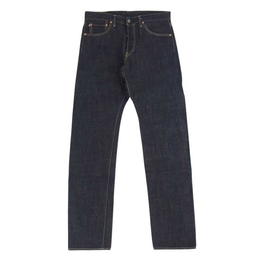 鬼デニム ONI246-14KBE 14oz Neat Straight ニート ストレート デニム パンツ W33 インディゴブルー系 33【美品】【中古】