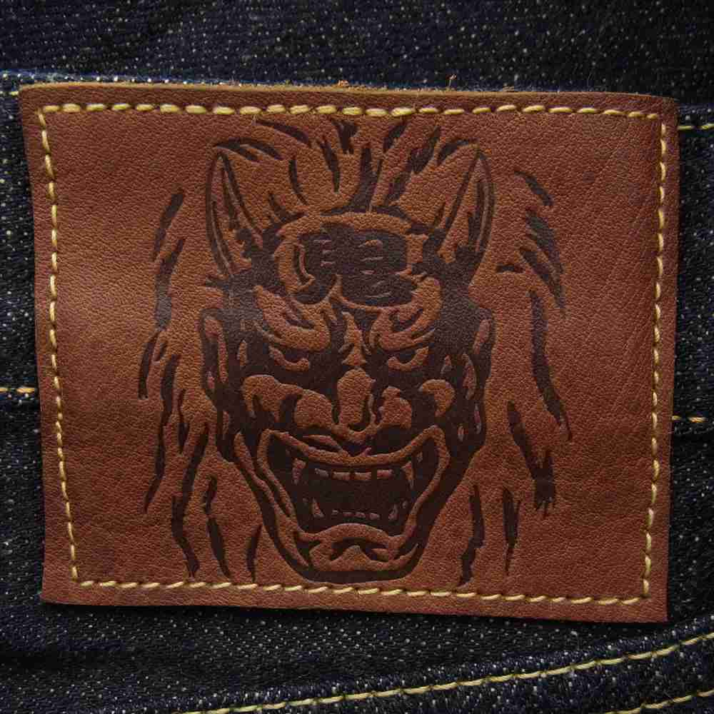 鬼デニム ONI246-14KBE 14oz Neat Straight ニート ストレート デニム パンツ W33 インディゴブルー系 33【美品】【中古】