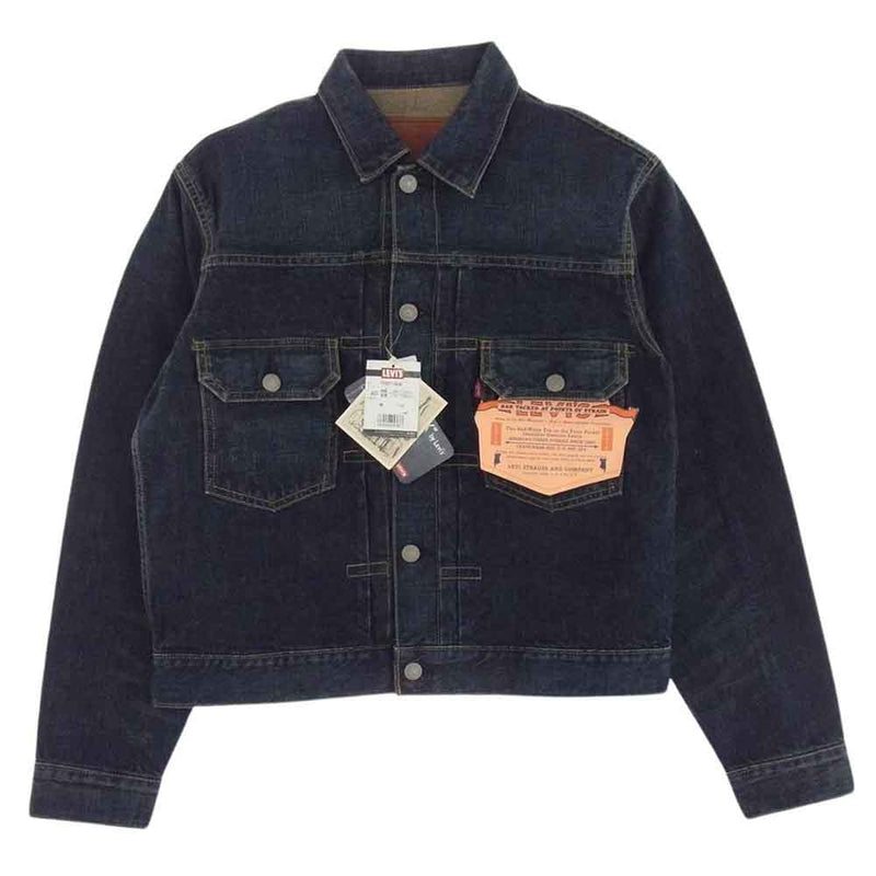 Levi's リーバイス 71507 日本製 71507 ボタン裏J02 復刻 2nd デニム ジャケット  インディゴブルー系 40【美品】【中古】