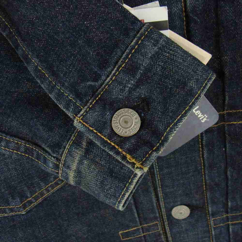 Levi's リーバイス 71507 日本製 71507 ボタン裏J02 復刻 2nd デニム ジャケット  インディゴブルー系 40【美品】【中古】