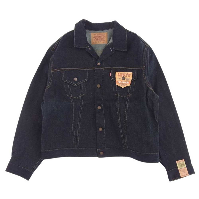 Levi's リーバイス 70557-0006 米国製 LVC 557XX 1962年 3rd モデル 復刻 ヴィンテージ クロージング デニム トラッカー ジャケット インディゴブルー系 48【極上美品】【中古】