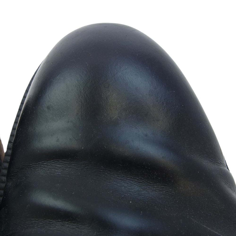 Dr.Martens ドクターマーチン 5ホール レザー シューズ ブラック系 UK9【中古】