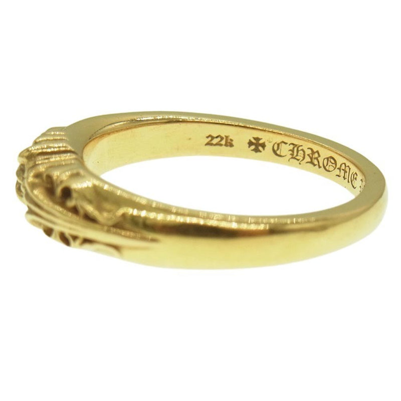 CHROME HEARTS クロムハーツ（原本無） 22K BABY CLSC 22K ベイビー クラシック K&T リング ゴールド系 15号【中古】