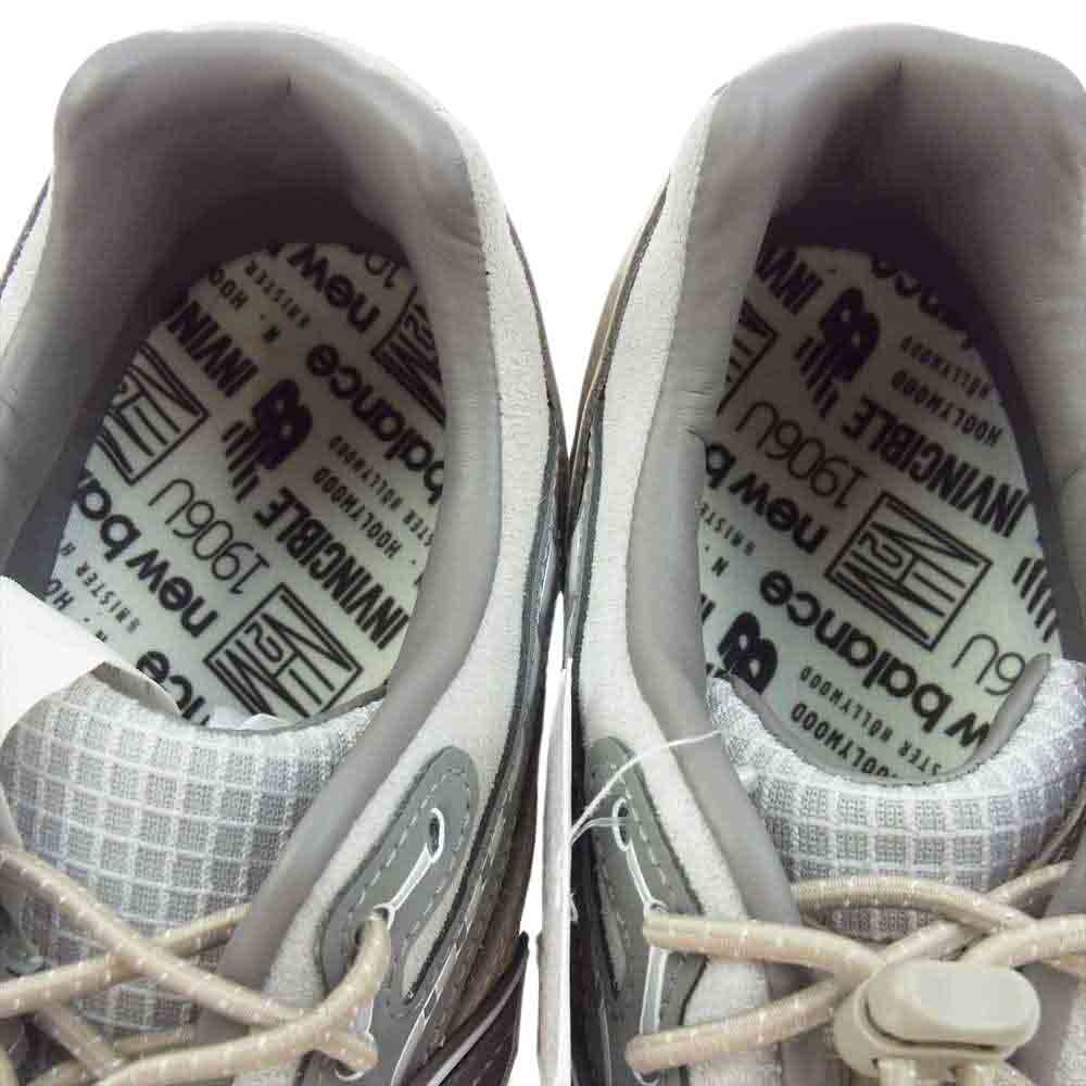 NEW BALANCE ニューバランス M1906NIH × INVINCIBLE × N.HOOLYWOOD 1906U Gray Titan インヴィンシブル × エヌハリウッド × グレータイタン スニーカー グレー系 27cm【新古品】【未使用】【中古】
