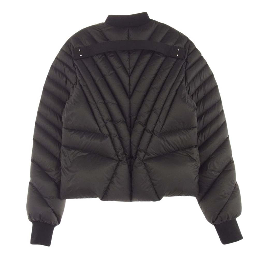 Rick Owens リックオウエンス 23AW I209N1A00001 × MONCLER RADIANCE FLIGHT JACKET モンクレール ラディアンス ダウン フライト ジャケット  ブラック系 2【美品】【中古】