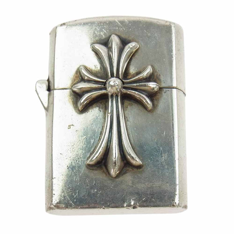 CHROME HEARTS クロムハーツ（原本無） ZIPPO LIGHTERZ-V1 スモール CHクロス ジッポ ライター【中古】