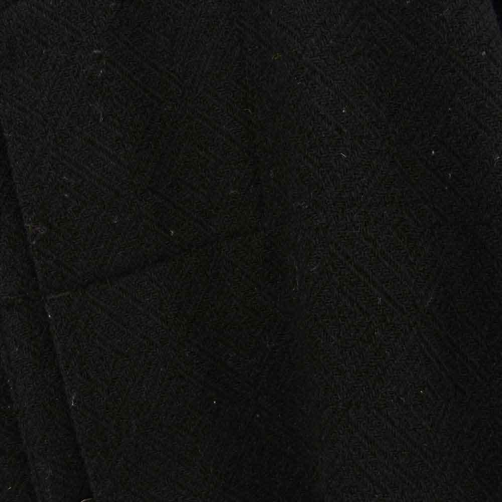 TENDERLOIN テンダーロイン  MELTON COAT 刺繍 ロゴ ウール メルトン コート ブラック系【中古】