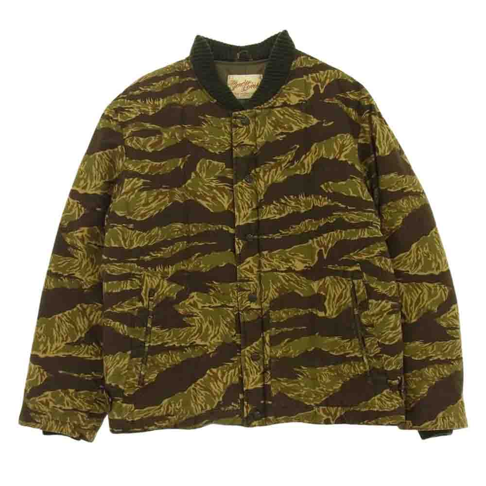 TENDERLOIN テンダーロイン 14AW T-DOWN JKT BB CAMO カモフラ ダウン ジャケット カーキ系【中古】