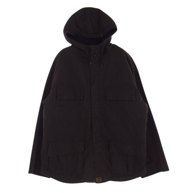 TENDERLOIN テンダーロイン RIP STOP BDU HOODED ライナー ボア付き BDU ミリタリー フード ジャケット ネイビー系【中古】