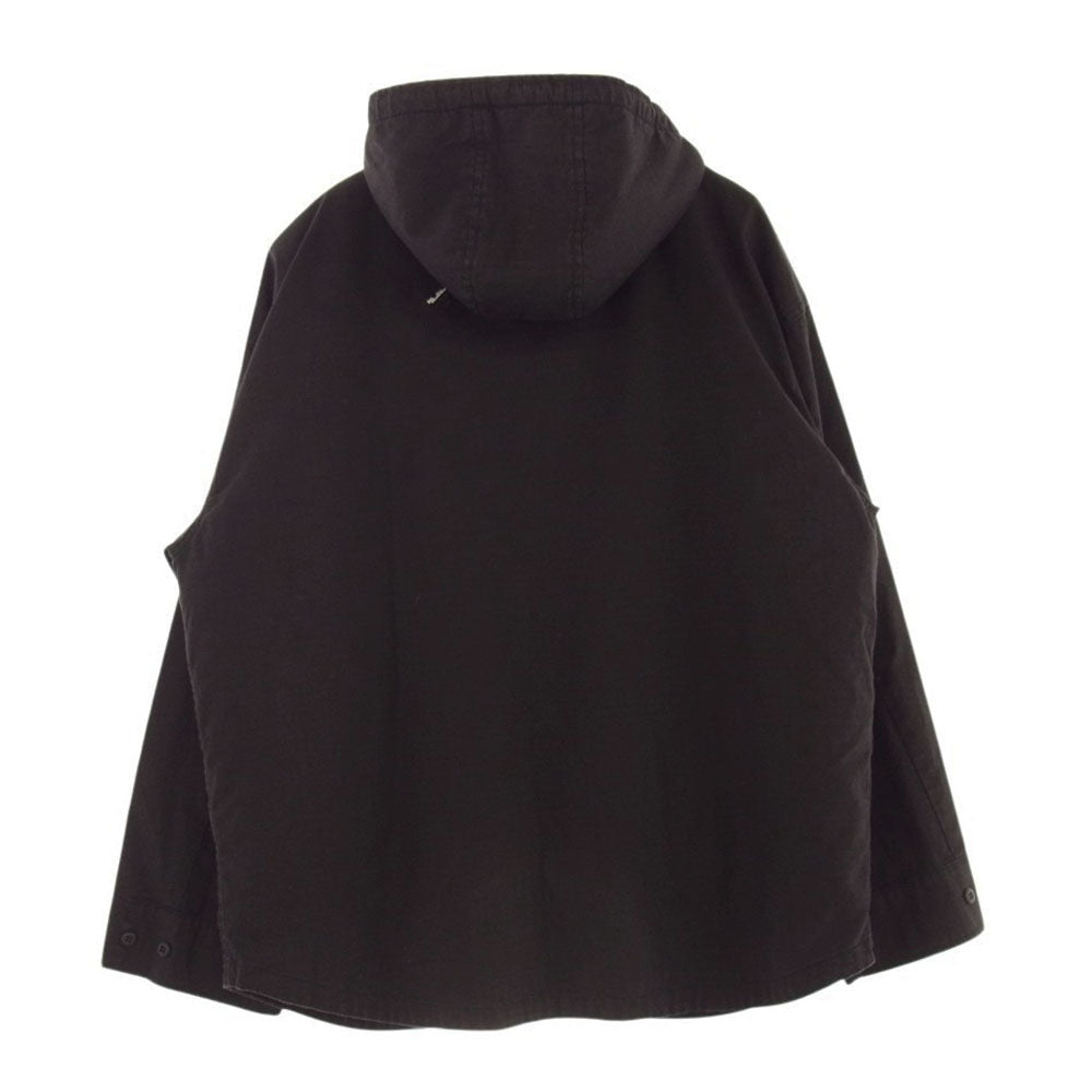 TENDERLOIN テンダーロイン RIP STOP BDU HOODED ライナー ボア付き BDU ミリタリー フード ジャケット ブラック系 M【中古】