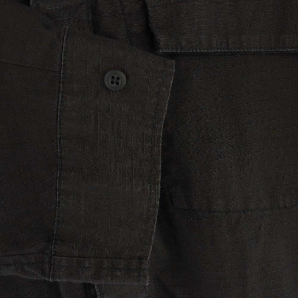 TENDERLOIN テンダーロイン RIP STOP BDU HOODED ライナー ボア付き BDU ミリタリー フード ジャケット ブラック系 M【中古】