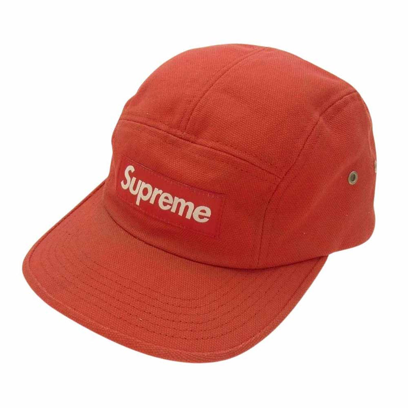 Supreme シュプリーム 13SS Rubber Logo Camp Cap ラバー ロゴ キャンプ キャップ レッド系【中古】