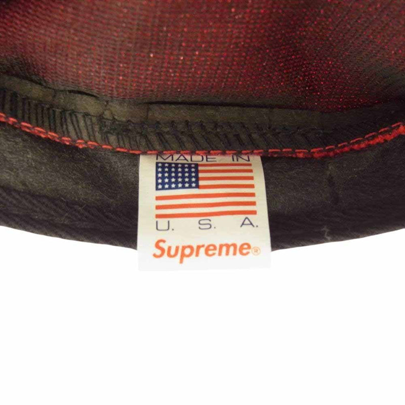 Supreme シュプリーム 13SS Rubber Logo Camp Cap ラバー ロゴ キャンプ キャップ レッド系【中古】