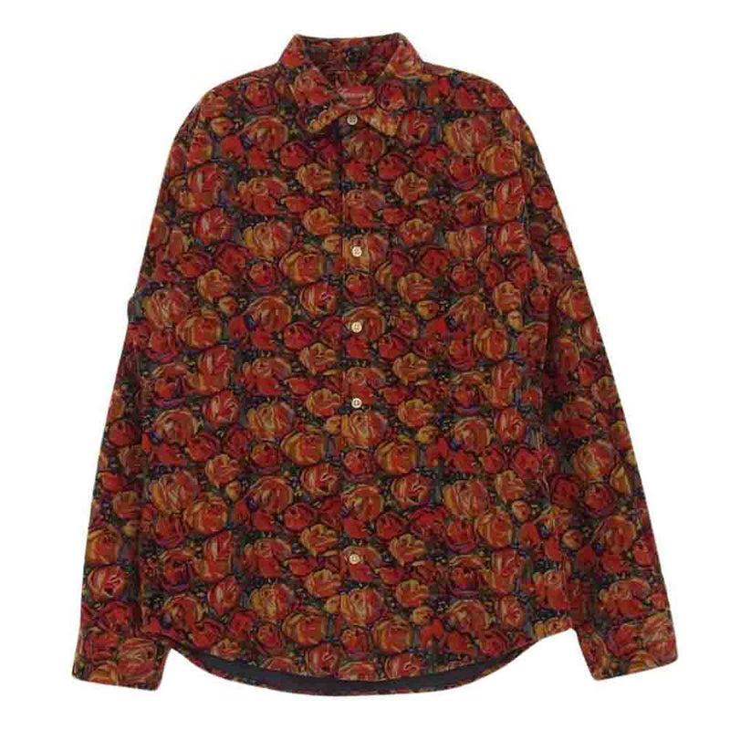 Supreme シュプリーム 18AW Roses Corduroy Shirt ローズ コーデュロイ 長袖 シャツ S【中古】