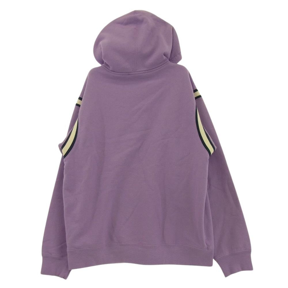 Supreme シュプリーム 18SS Jet Sleeve Zip Up Hooded ジェットスリーブ ジップアップ フーデッド スウェットシャツ パーカー L パープル系 L【中古】