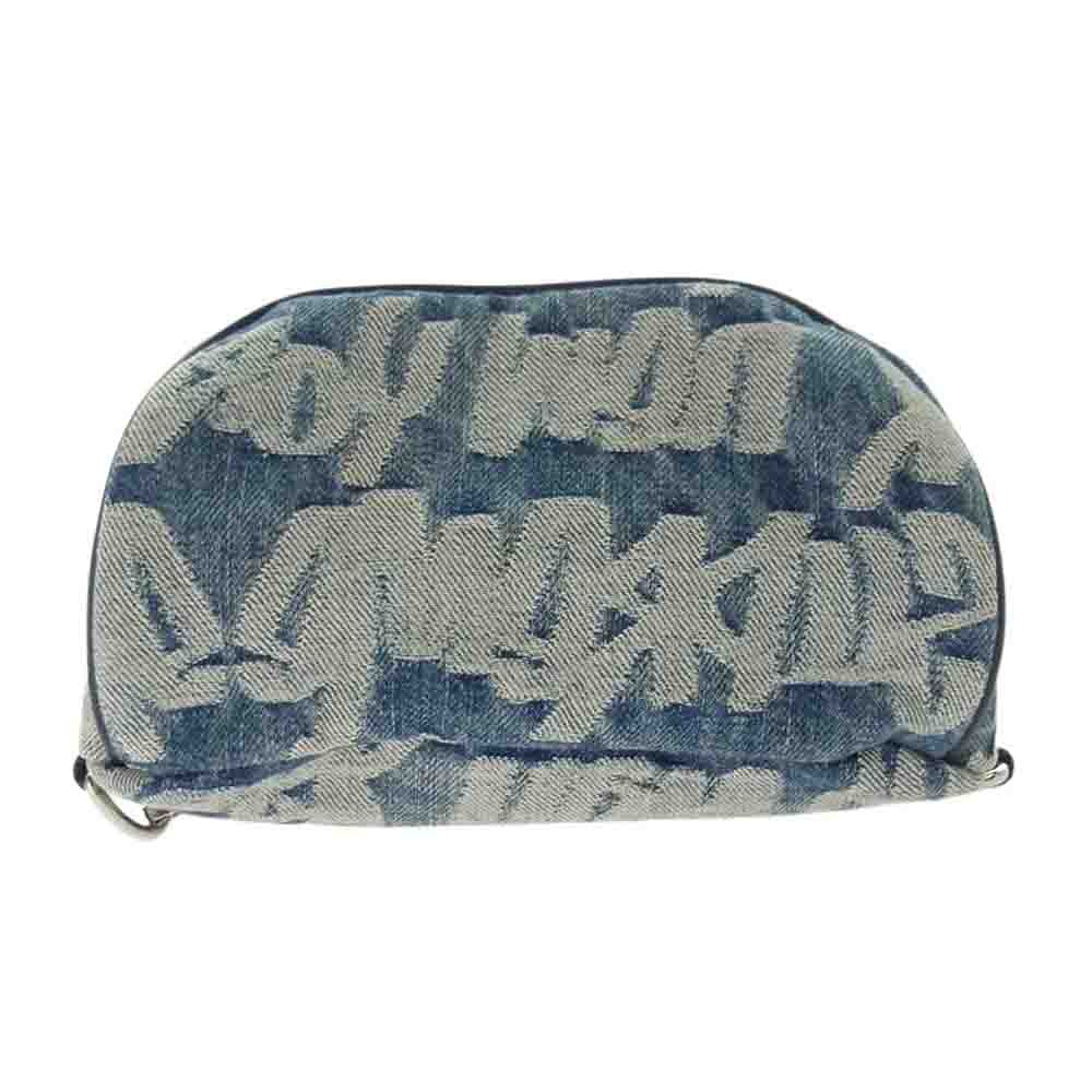 Supreme シュプリーム 22SS Fat Tip Jacquard Denim Sling Bag ファット ティップ ジャカード デニム スリング バッグ  インディゴブルー系【中古】