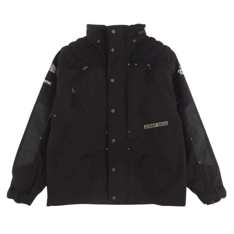 Supreme シュプリーム × THE NORTH FACE ノースフェイス 22AW NY52203I Steep Tech Apogee Jacket スティープテックアポジージャケット M ブラック系 M【中古】