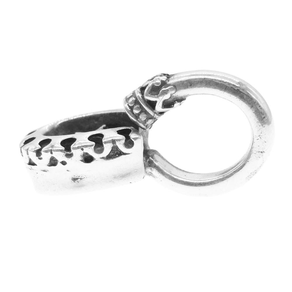 GODSIZE ゴッドサイズ HORSESHOE CROWN Pendant ホースシュー クラウン 蹄鉄 馬蹄 ペンダント トップ  シルバー系【中古】