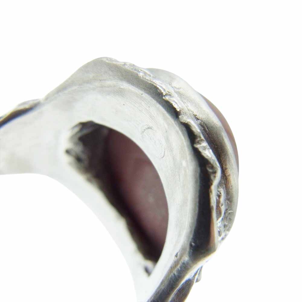 アレックスストリーター  ANGEL HEART RING ダブルスター エンジェル ハート リング シルバー系 18号【中古】