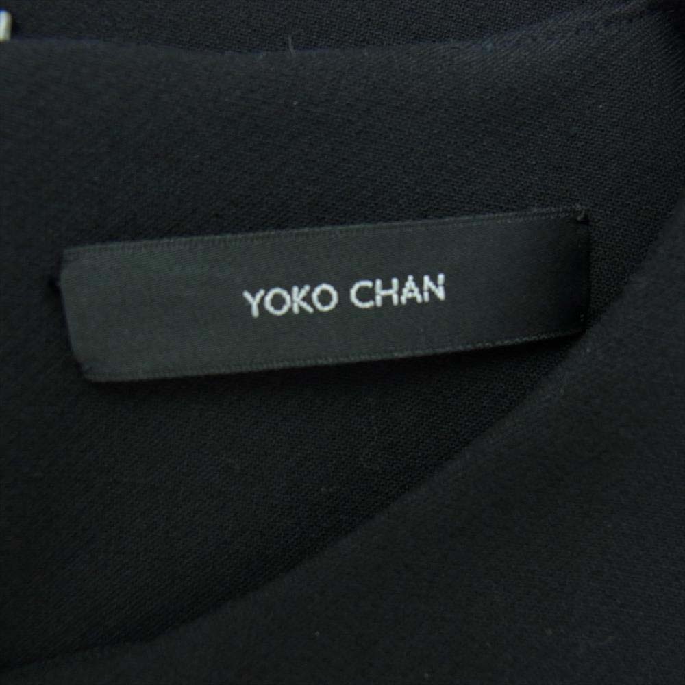 YOKO CHAN ヨーコチャン YCD-421-808 パール ドレス ノースリーブ ワンピース ブラック系 40【中古】
