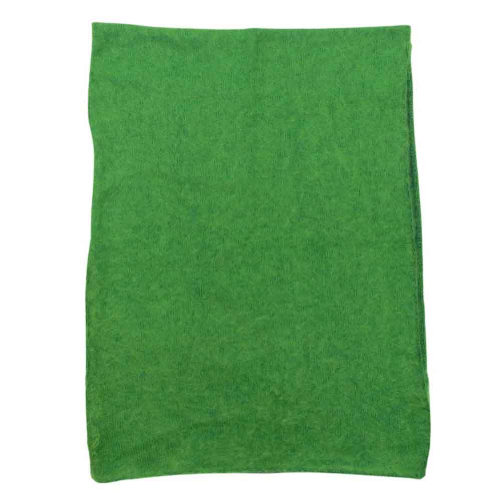 コーン BAA13403WA MOHAIR WOOL STOLE モヘヤ モヘア ウール ストール マフラー グリーン系 F【新古品】【未使用】【中古】