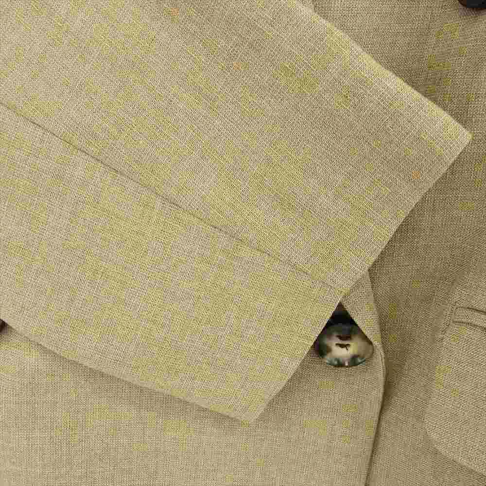 リアムプラージュ 22-010-922-6041-2-0 AIR リネン混 ダブルブレスト テーラードジャケット 36【中古】