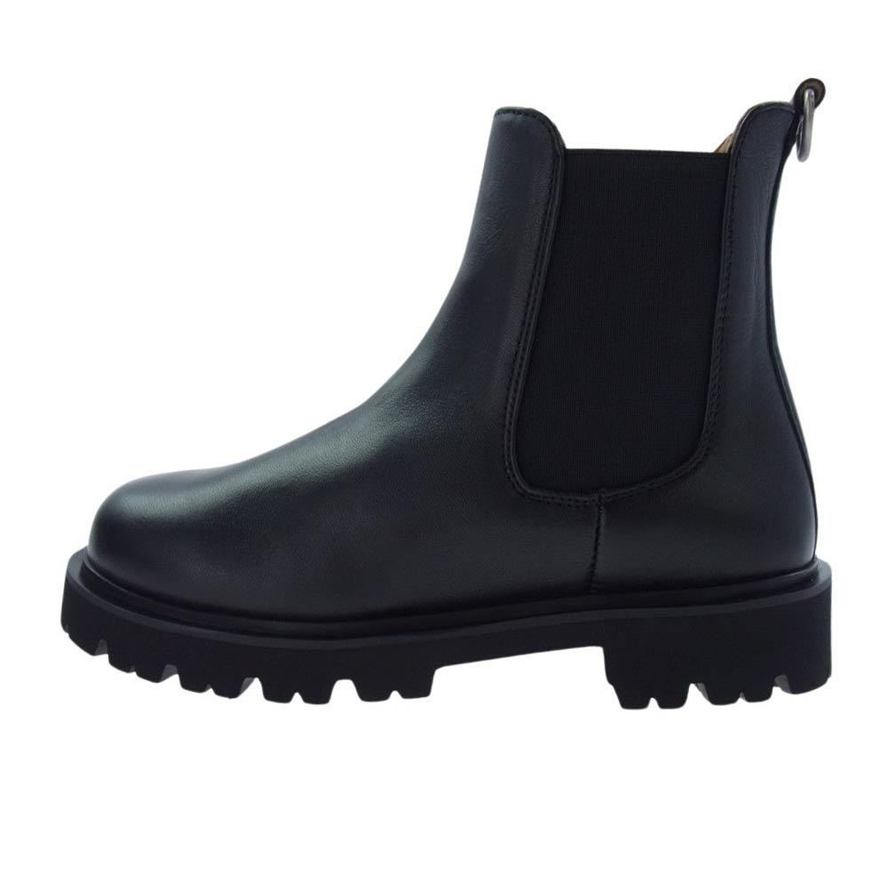 カミナンド 21101W TREK SOLE CHELSEA BOOTS トレックソール チェルシー サイドゴア ブーツ ブラック系 6（23cm）【新古品】【未使用】【中古】