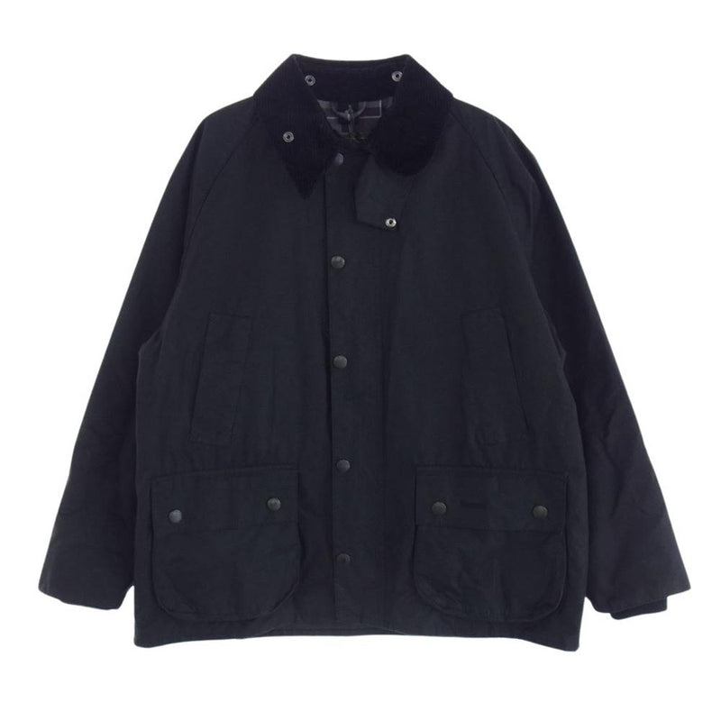 Barbour バブアー 英国製 BEDALE JACKET ビデイル ジャケット 裏地チェック ブラック系 C40/102cm【中古】