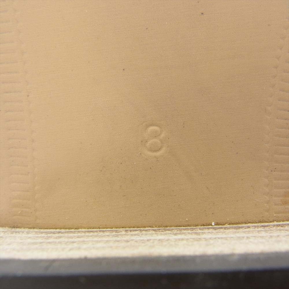 トラッカーズ ジップ アップ レザー ハラコ ブーツ ブラック系 8【中古】