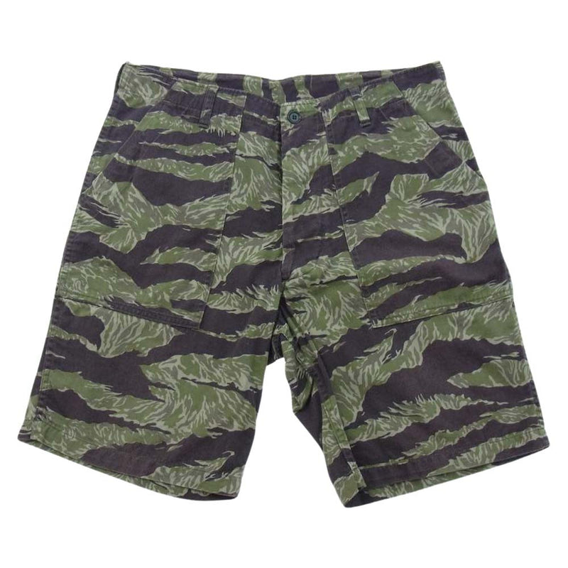 TENDERLOIN テンダーロイン T-BAMBOO SHORTS バンブー ショーツ ショート ハーフ パンツ カーキ系 M【中古】