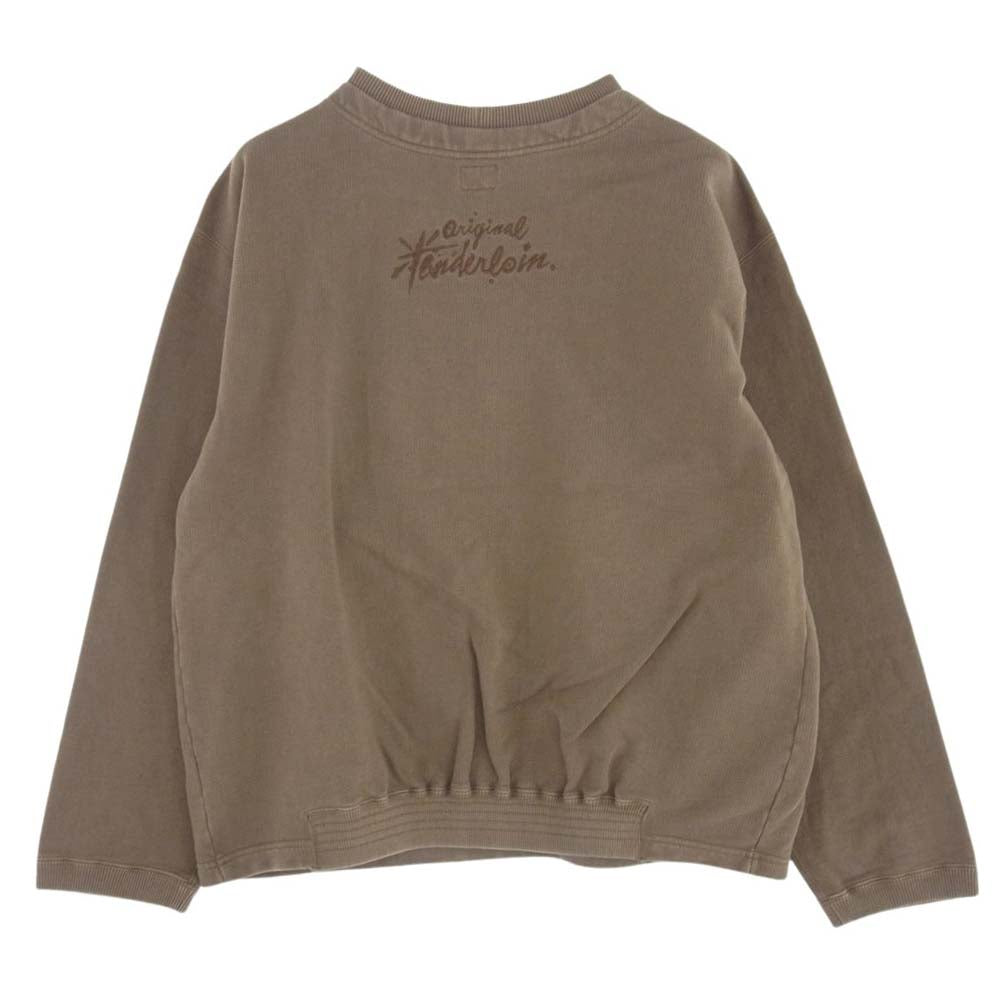 TENDERLOIN テンダーロイン CREW NECK SWEAT クルー ネック スウェット トレーナー ブラウン系 L【中古】