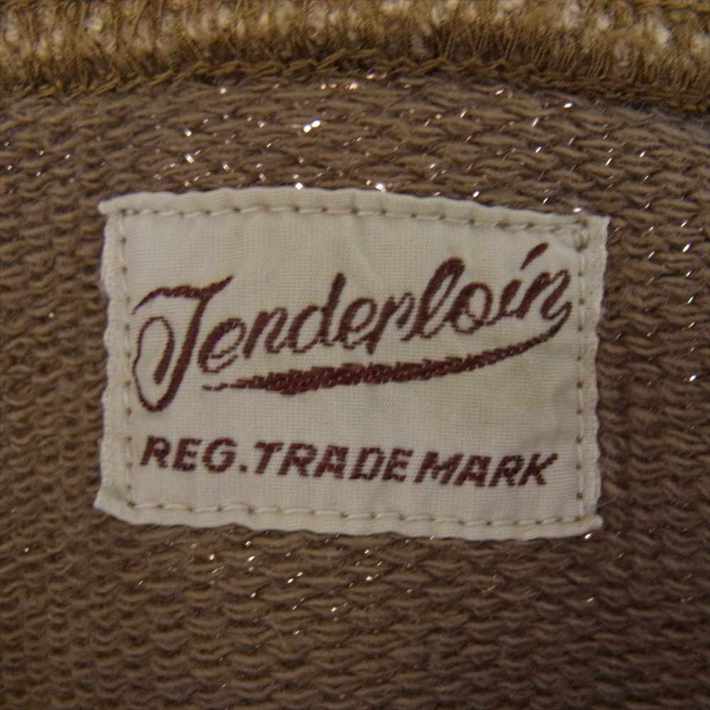 TENDERLOIN テンダーロイン CREW NECK SWEAT クルー ネック スウェット トレーナー ブラウン系 L【中古】