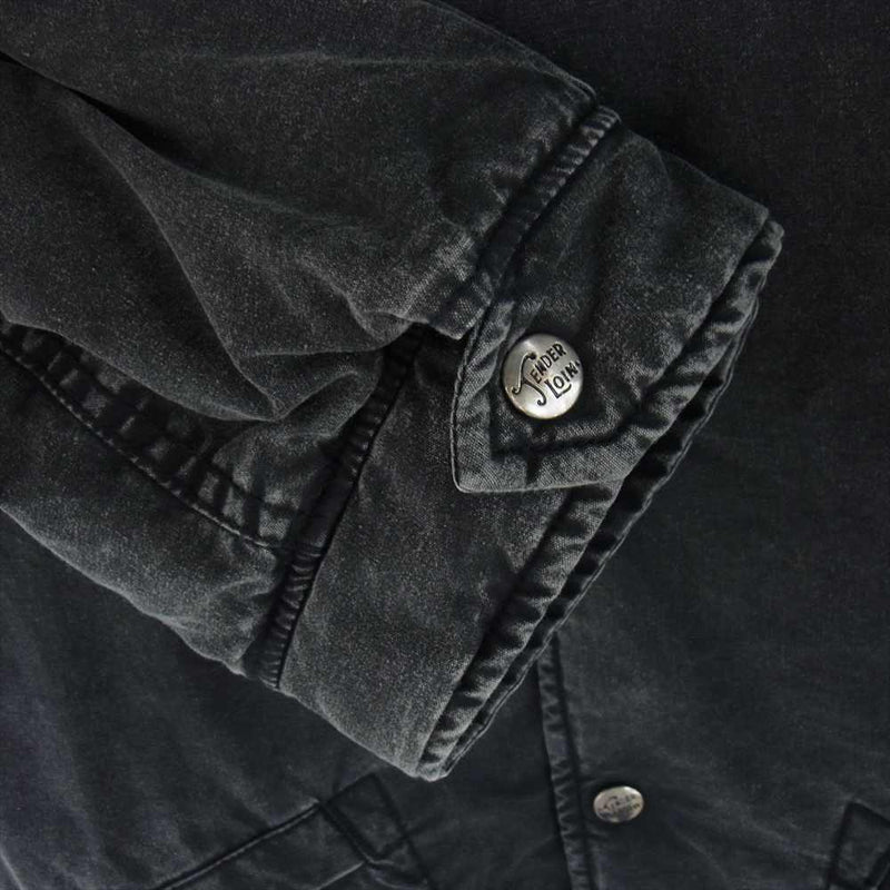 TENDERLOIN テンダーロイン ATX ACID JKT アシッド デニム 中綿 バックロゴ ジャケット BLACK L【中古】