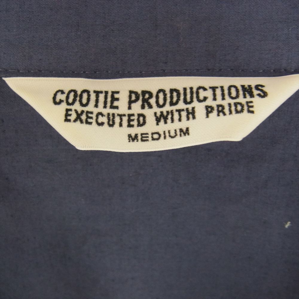 COOTIE クーティー リネン混 オープンカラー 半袖 シャツ パープル系 M【中古】