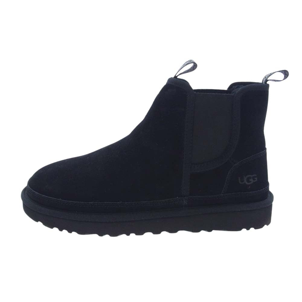 UGG アグ 1121644 neumel chelsea black  サイドゴア ムートン ブーツ ブラック系 27cm【中古】