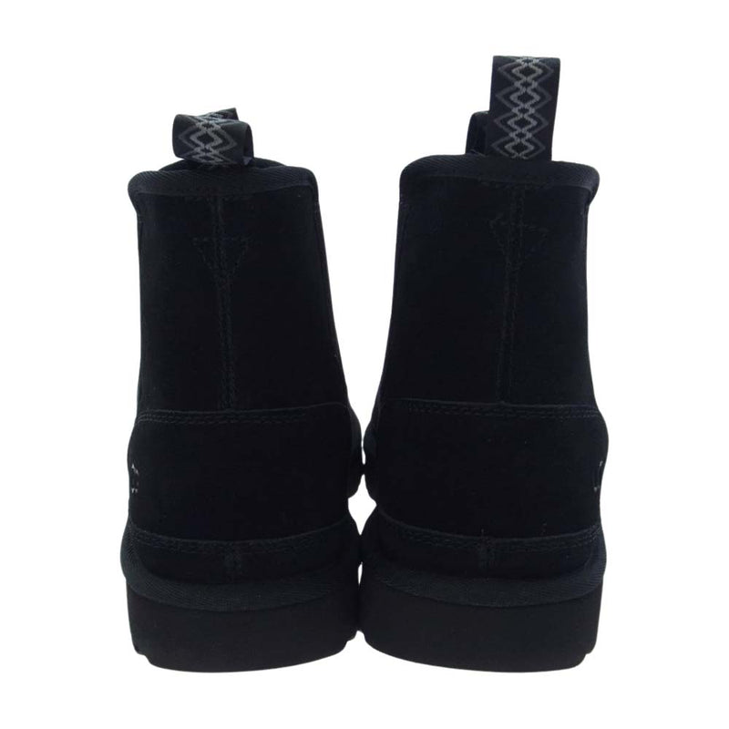 UGG アグ 1121644 neumel chelsea black  サイドゴア ムートン ブーツ ブラック系 27cm【中古】