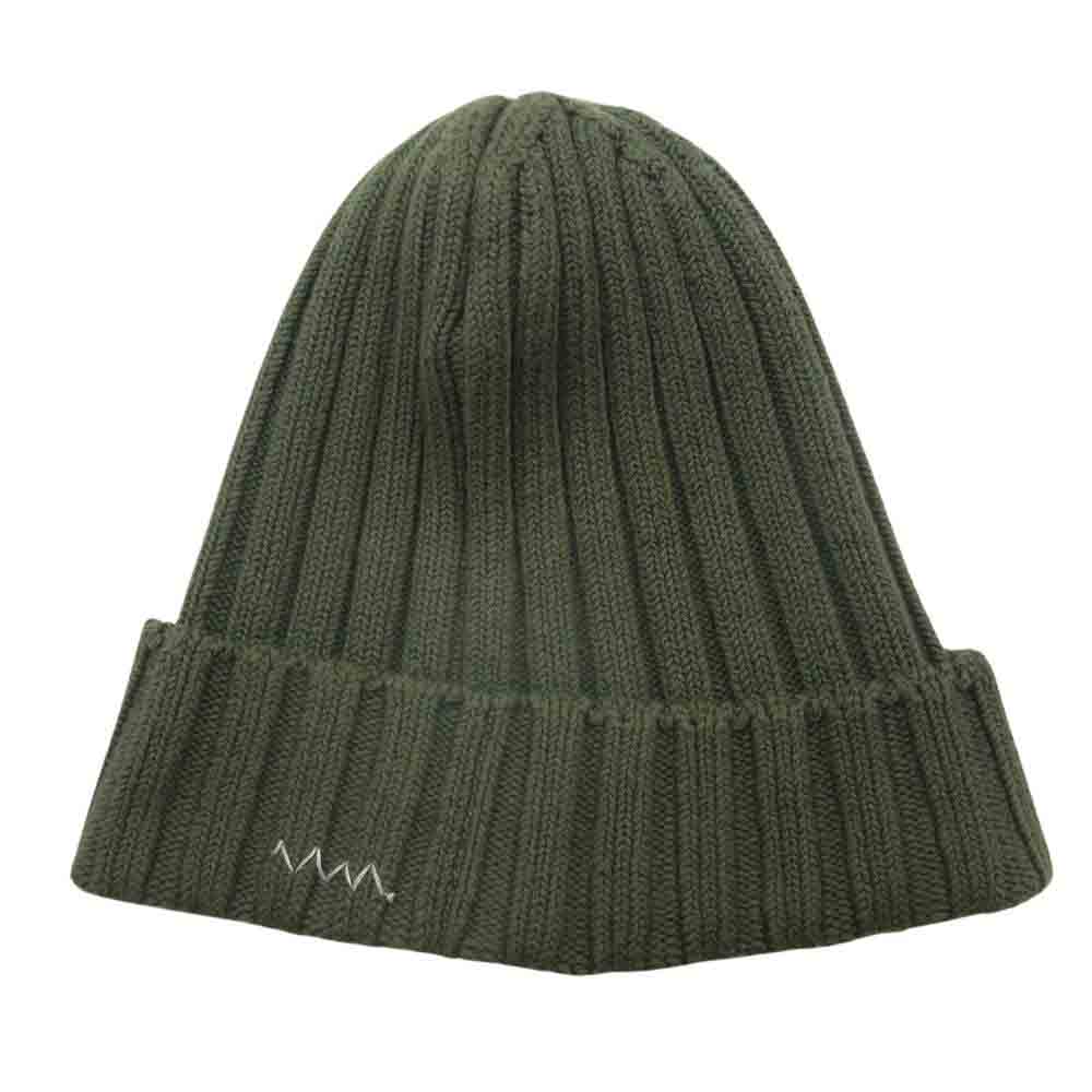 VISVIM ビズビム 0121103003016 camp beanie キャンプ ビーニー ニット キャップ カーキ系 F【中古】