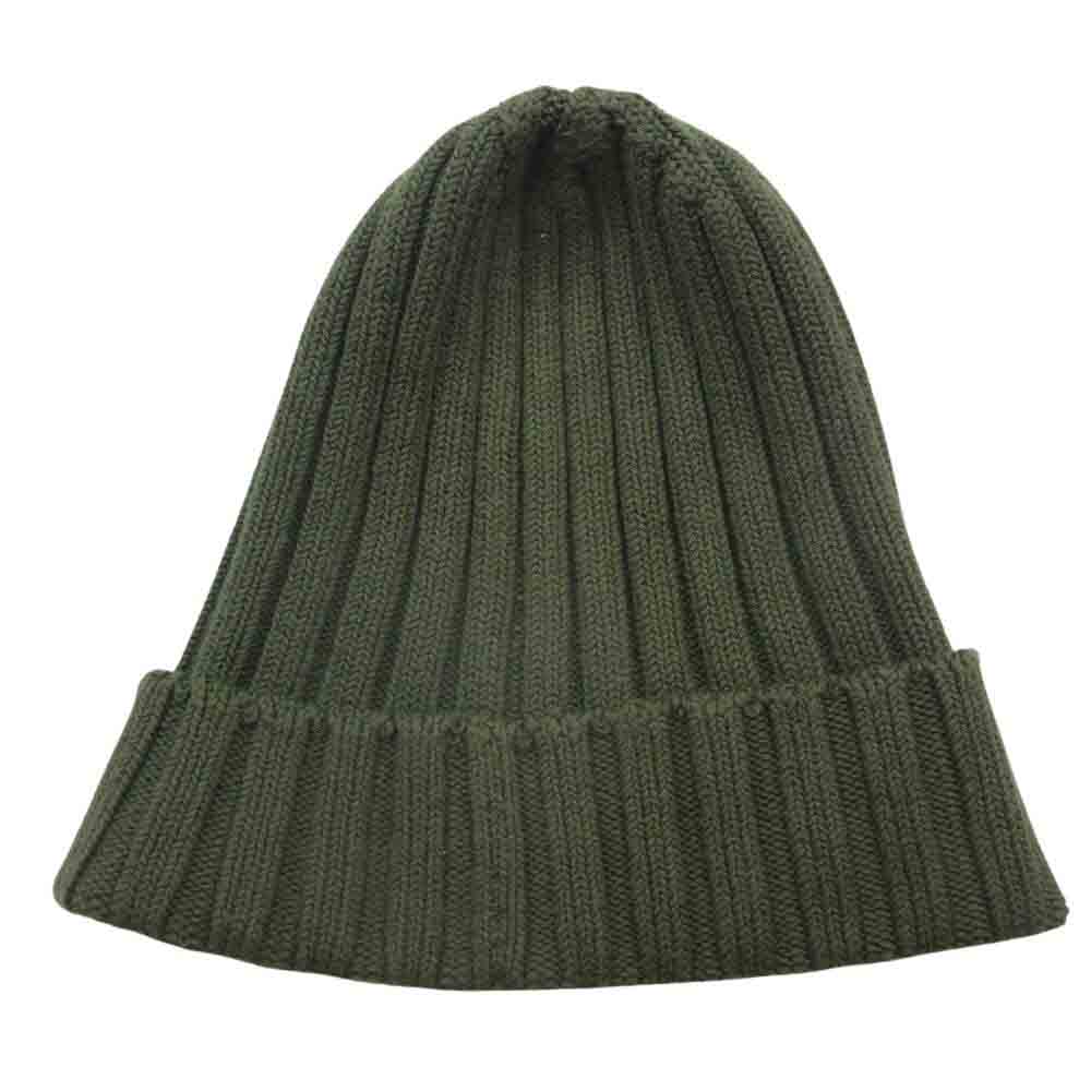 VISVIM ビズビム 0121103003016 camp beanie キャンプ ビーニー ニット キャップ カーキ系 F【中古】