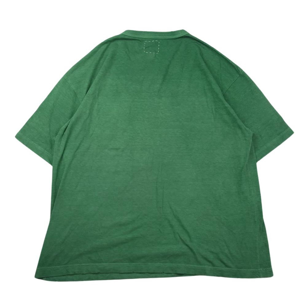 VISVIM ビズビム 0120105010014 20SS AMPLUS TEE S/S TEE Tシャツ 半袖 カットソー グリーン系 3【中古】