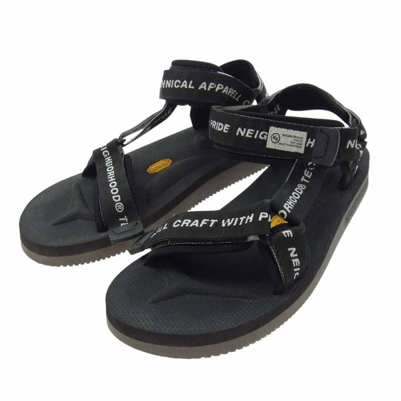 NEIGHBORHOOD ネイバーフッド 22SS OG-022V2 NR-SANDAL SUICOKE スイコック サンダル ブラック系 27cm【中古】