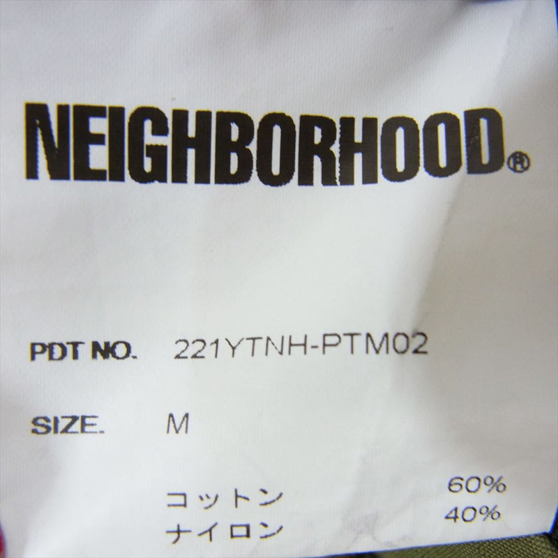 NEIGHBORHOOD ネイバーフッド 221YTNH-PTM02 ワイド カーゴ ショーツ ショート ハーフ パンツ カーキ系 M【中古】